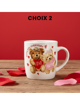 tasse love motif ourson vaisselle ceramique fenua shopping tahiti