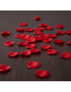 pétales de roses à étaler par terre chemin romantique forme de coeur surprise fête saint valentin tahiti fenua shopping