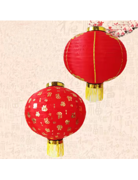 lanterne nouvel an 30cm chinois asiatique rouge suspension rouge jaune traditionnel tahiti fenua shopping