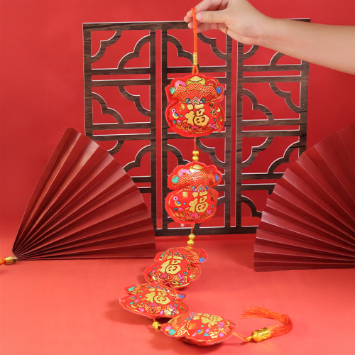 déco suspension 5 poches nouvel an chinois chinese new year decoration tahiti fenua shopping