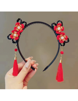 serre tete nouvel an chinois flowers accessoire tete cheveux chinese new year tahiti fenua shopping