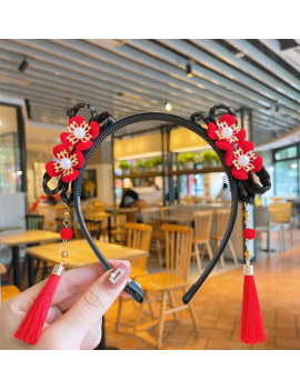 serre tete nouvel an chinois flowers accessoire tete cheveux chinese new year tahiti fenua shopping