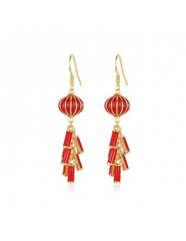 boucles d'oreilles lanterne nouvel an chinois chinese new year earings accessoire tahiti fenua shopping