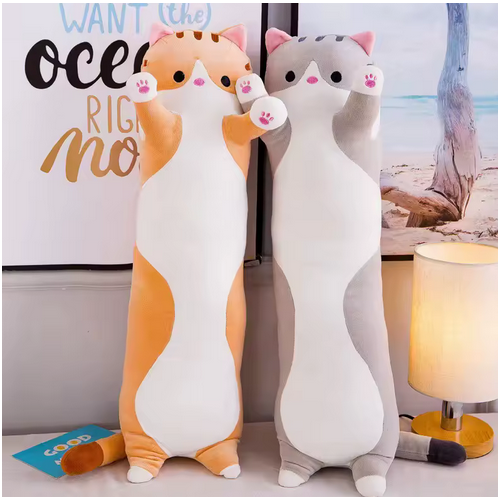 peluche chat cat kawaii tranversin coussin kids tahiti fenua shopping