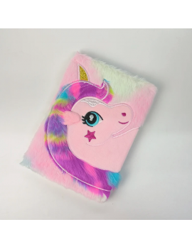 notebook fluffy licorne star notes cahier book livret papeterie unicorn tahiti fenua shopping