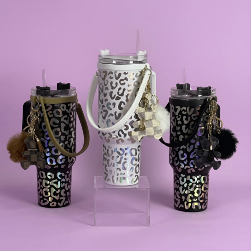 pack tumbler + accessoires classy bear tumbler isotherme et ses accessoires élégants fenua shopping tahiti