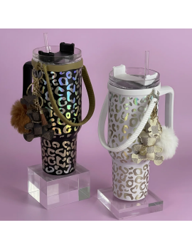 pack tumbler + accessoires classy bear tumbler isotherme et ses accessoires élégants fenua shopping tahiti