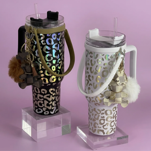 pack tumbler + accessoires classy bear tumbler isotherme et ses accessoires élégants fenua shopping tahiti