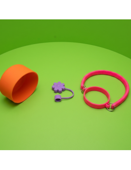 pack tumbler + accessoires color block tumbler isotherme et ses accessoires colorés et fun fenua shopping tahiti