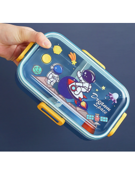 lunch box 1 etage astronaute space licorne unicorn dinosaure repas dejeuner kids enfant vaisselle tahiti fenua shopping