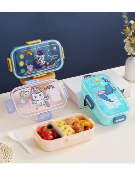 lunch box 1 etage astronaute space licorne unicorn dinosaure repas dejeuner kids enfant vaisselle tahiti fenua shopping