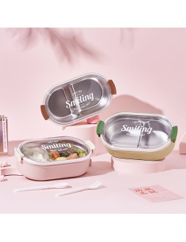 lunch box iso oval 24,5cm boite repas dejeuner acier isotherme tahiti fenua shopping