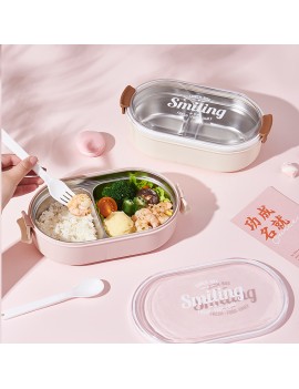 lunch box iso oval 24,5cm boite repas dejeuner acier isotherme tahiti fenua shopping