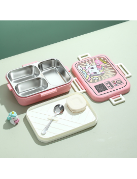 lunch box kid rétro 23cm repas dejeuner boite enfant vaisselle tahiti fenua shopping