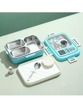 lunch box kid rétro 23cm repas dejeuner boite enfant vaisselle tahiti fenua shopping