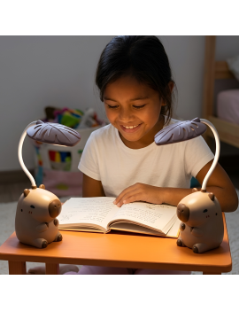 lampe bureau capybara light veilleuse desk deco kids enfant tahiti fenua shopping