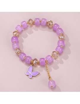 bracelets perles charm papillon accessoire enfant kids poignet tahiti fenua shopping