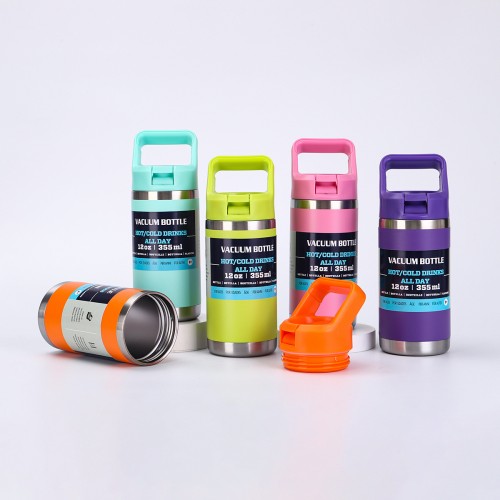 gourde isotherme colorblock 350ml bouteille bottle boisson vaisselle acier inoxydable tahiti fenua shopping