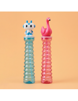 gourde longue kids ondulee enfant bouteille pvc robot licorne unicorn dino dinosaure tahiti fenua shopping