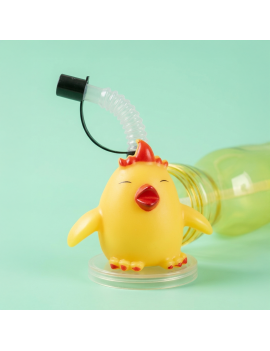 gourde longue pâques easter bouteille pvc enfant kids poussin oeuf tahiti fenua shopping