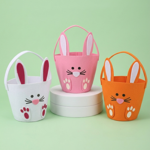panier lapin feutrine rabbit bag kids enfant oeufs paques easter tahiti fenua shopping