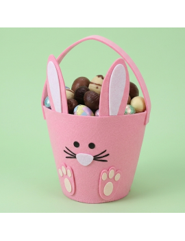 panier lapin feutrine rabbit bag kids enfant oeufs paques easter tahiti fenua shopping