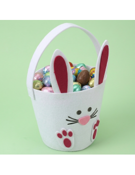 panier lapin feutrine rabbit bag kids enfant oeufs paques easter tahiti fenua shopping