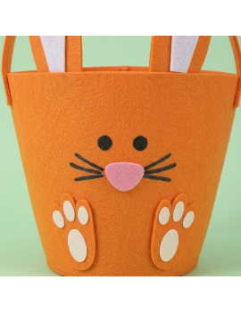 panier lapin feutrine rabbit bag kids enfant oeufs paques easter tahiti fenua shopping