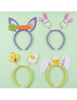 serre tete pâques fun enfant kids headband fete easter accessoire beaute poussin carotte tahiti fenua shopping