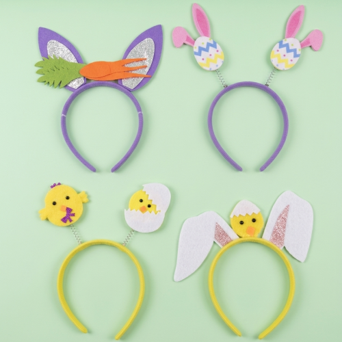 serre tete pâques fun enfant kids headband fete easter accessoire beaute poussin carotte tahiti fenua shopping