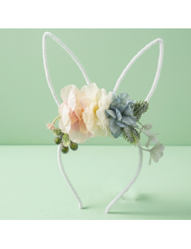 serre tete lapin flowers rabbit fleurs headband paques easter celebration tahiti fenua shopping