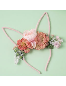 serre tete lapin flowers rabbit fleurs headband paques easter celebration tahiti fenua shopping