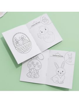 set 8 cahiers coloriage pâques easter papeterie book color enfant kids tahiti fenua shopping