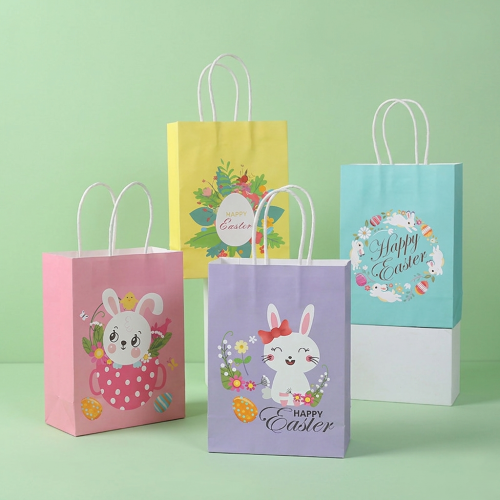 sachet cadeau Paques 21cm easter gift bag lapin fete celebration tahiti fenua shopping