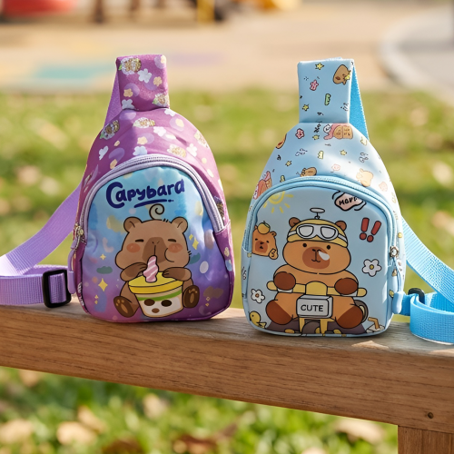 sac kids cross-body capybara idéal pour le quotidien accessoires pour enfants fenua shopping tahiti