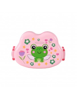 boite à goûter kids lunch bag box grenouille couleurs bleu rose violet jaune repas déjeuner enfant tahiti fenua shopping