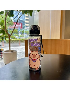 gourde kids capybara 800ml pvc bouteille color enfant boisson vaisselle capybara tahiti fenua shopping