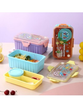 lunch box color kids 22cm repas dejeuner boite enfant vaisselle tahiti fenua shopping
