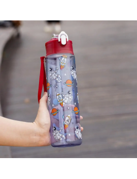 gourde astronaute print 750ml vaisselle kids enfant galaxie galaxy tahiti fenua shopping