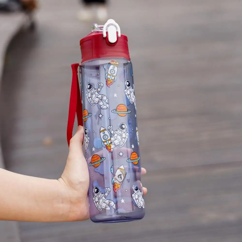 gourde astronaute print 750ml vaisselle kids enfant galaxie galaxy tahiti fenua shopping