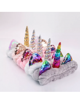 bandeau licorne headband unicorn fluffy doux tete cheveux beaute accessoire tahiti fenua shopping