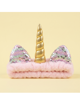bandeau licorne headband unicorn fluffy doux tete cheveux beaute accessoire tahiti fenua shopping