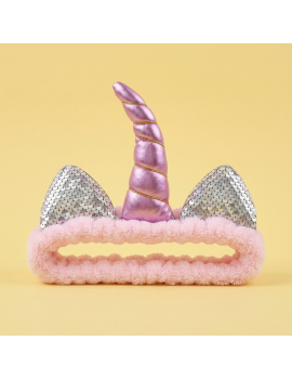 bandeau licorne headband unicorn fluffy doux tete cheveux beaute accessoire tahiti fenua shopping