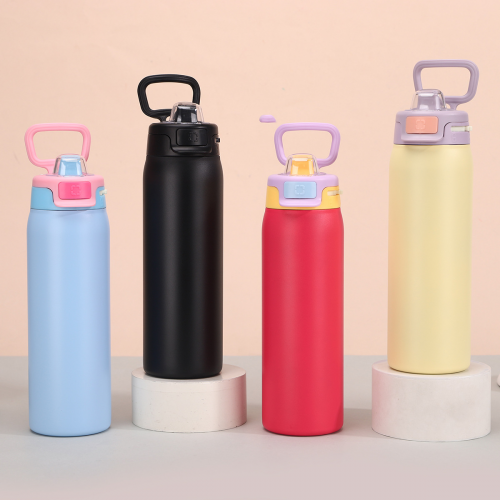 gourde isotherme pastel 1L acier inoxydable bouteille vaisselle tahiti fenua shopping