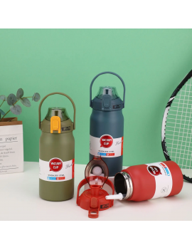 gourde isotherme anse 1,8L vaisselle acier inoxydable boisson tahiti fenua shopping