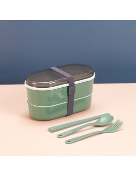 bento box oval + couverts lunch dejeuner vaiselle repas tahiti fenua shopping