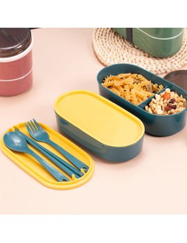 bento box oval + couverts lunch dejeuner vaiselle repas tahiti fenua shopping