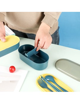 bento box oval + couverts lunch dejeuner vaiselle repas tahiti fenua shopping