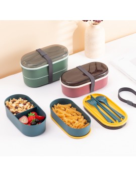 bento box oval + couverts lunch dejeuner vaiselle repas tahiti fenua shopping