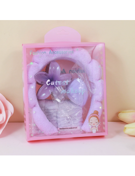 set serre tete make up 5 pieces eponges maquillage bien etre routine beaute accessoires tahiti fenua shopping